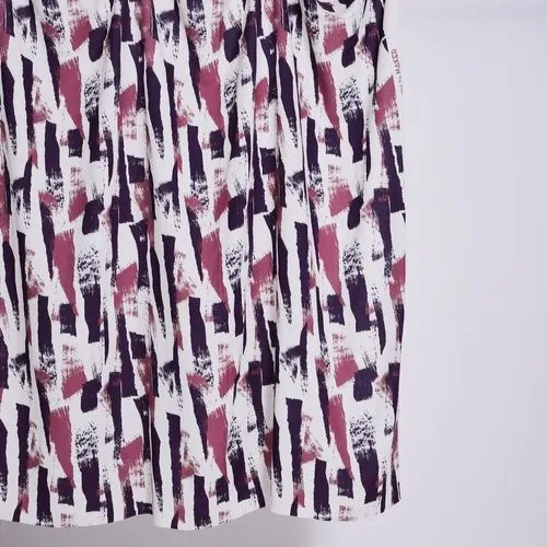 Viscose linnen met verfstrepen - paars - Mind The Maker